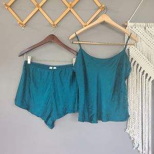 Vintage | Victoria's Secret Silk Sleep Set L